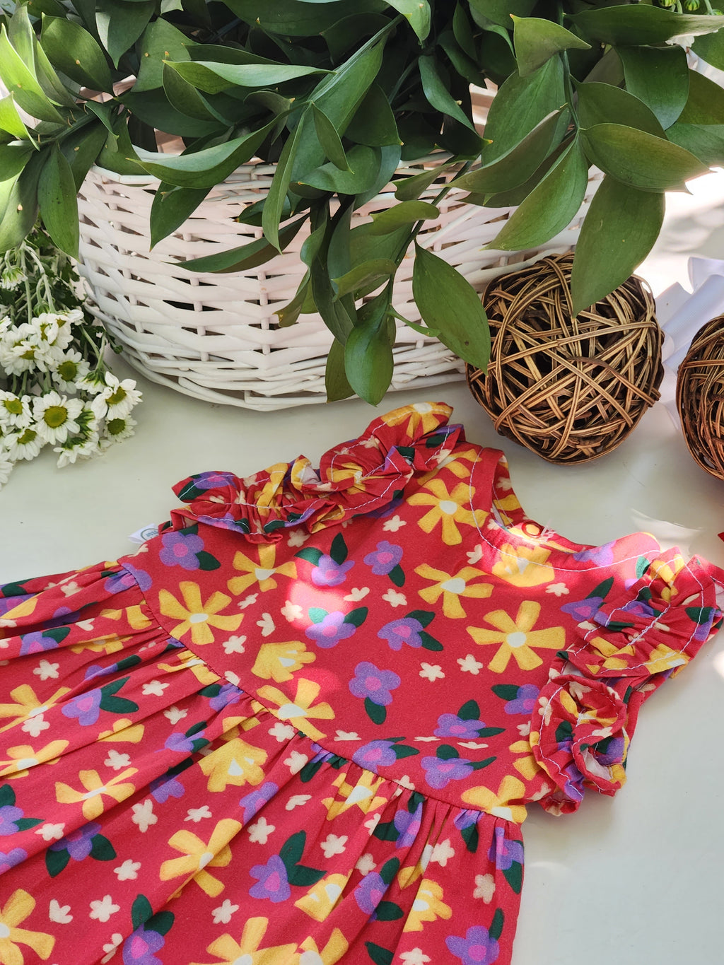 Vestido Floral Vermelho