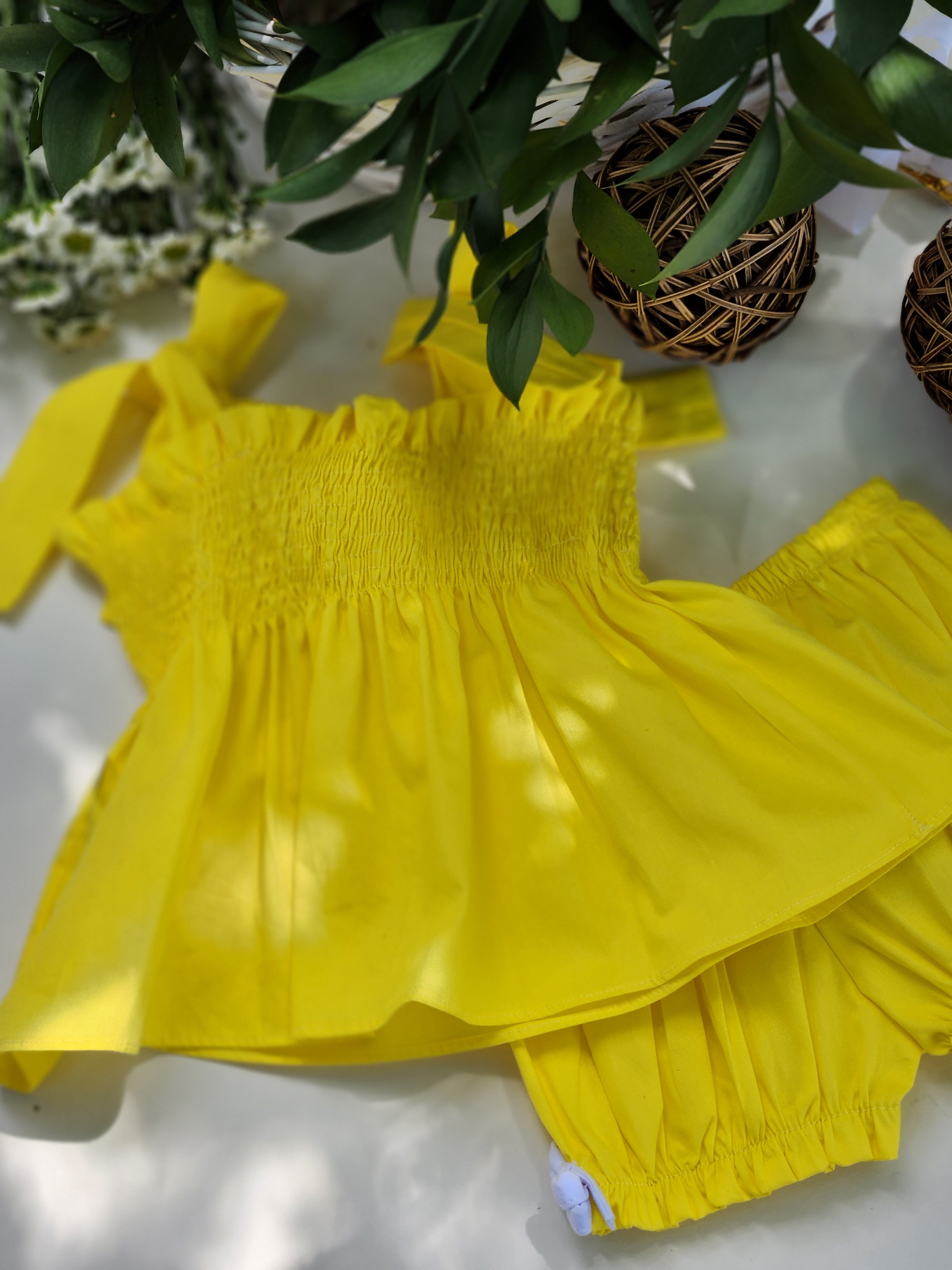 Conjunto Amarelo Elastex