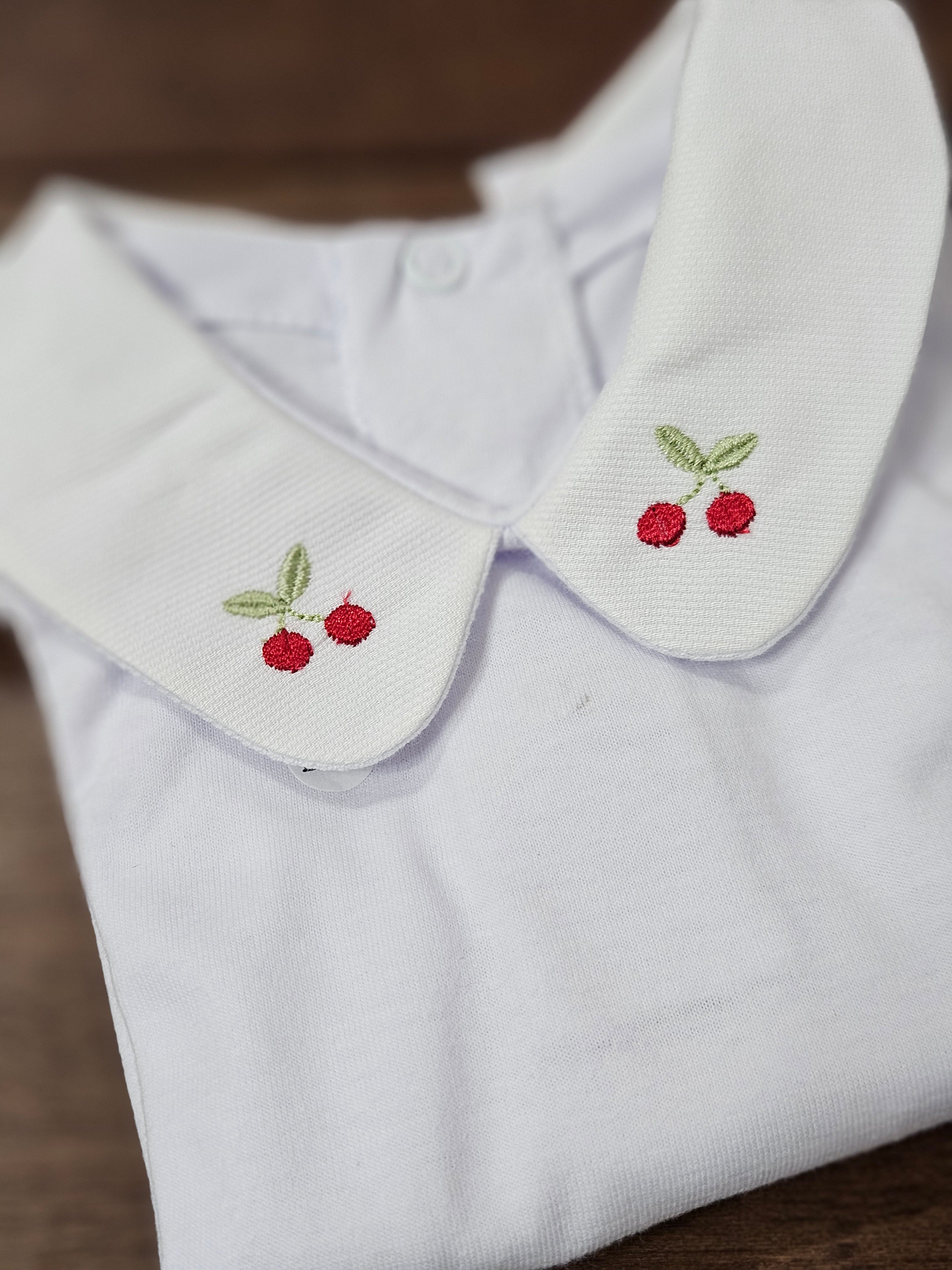 Conjunto Body Bordado  Com Calça Manga longa