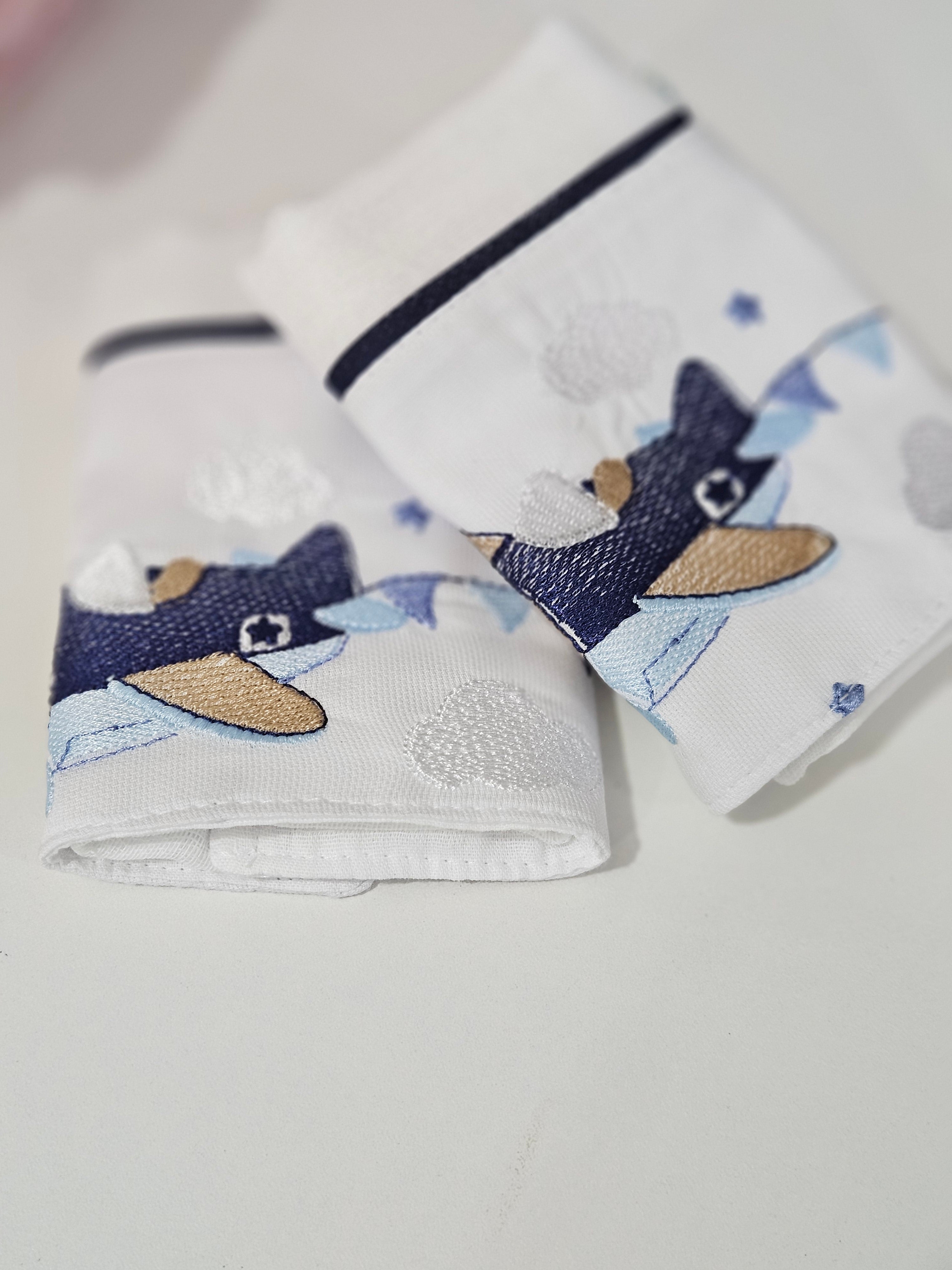 Toalha de Boca Kit com 2 unidades