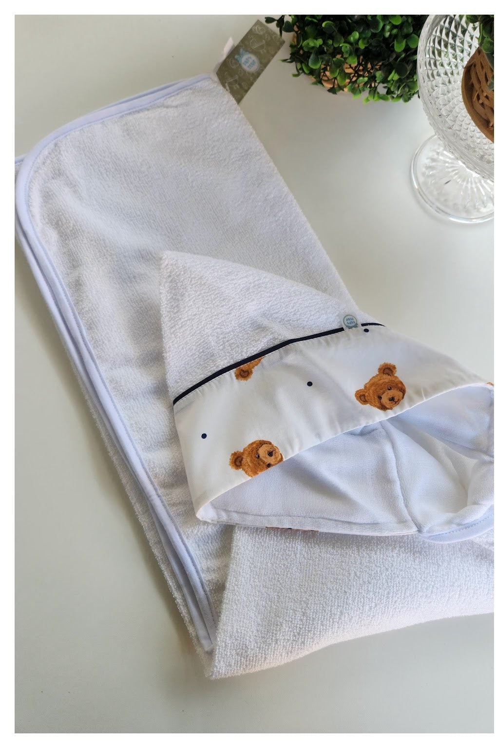 Toalha de banho Forrada com Capuz