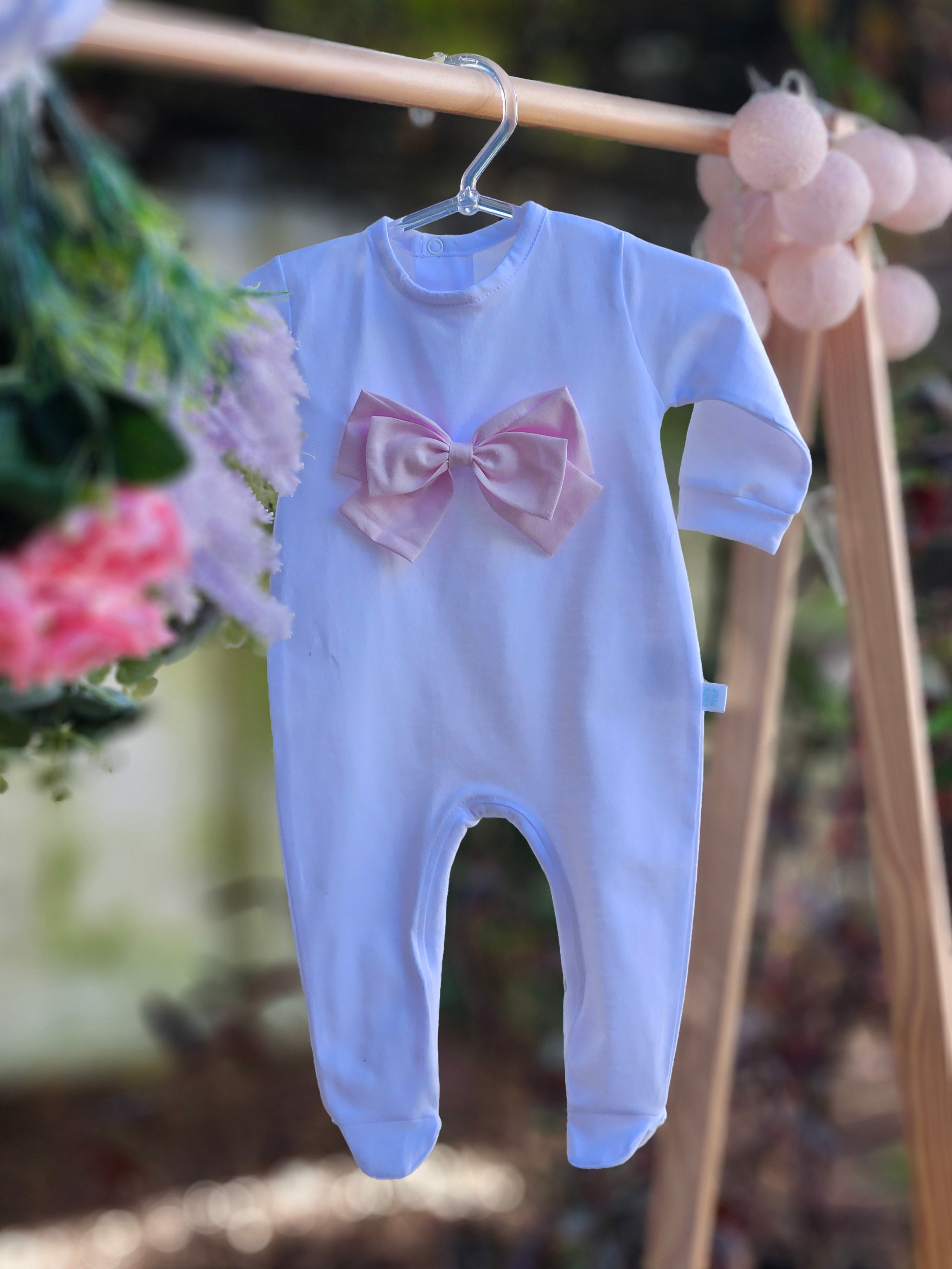 Saída de Maternidade Laço Rosa