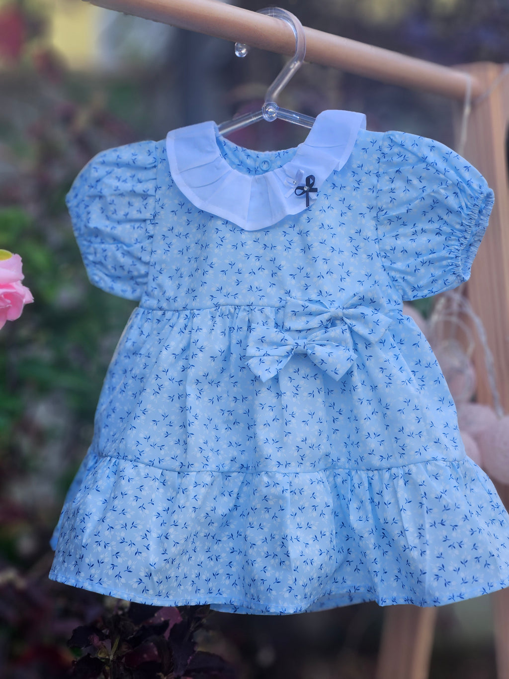 Vestido Floral Azul