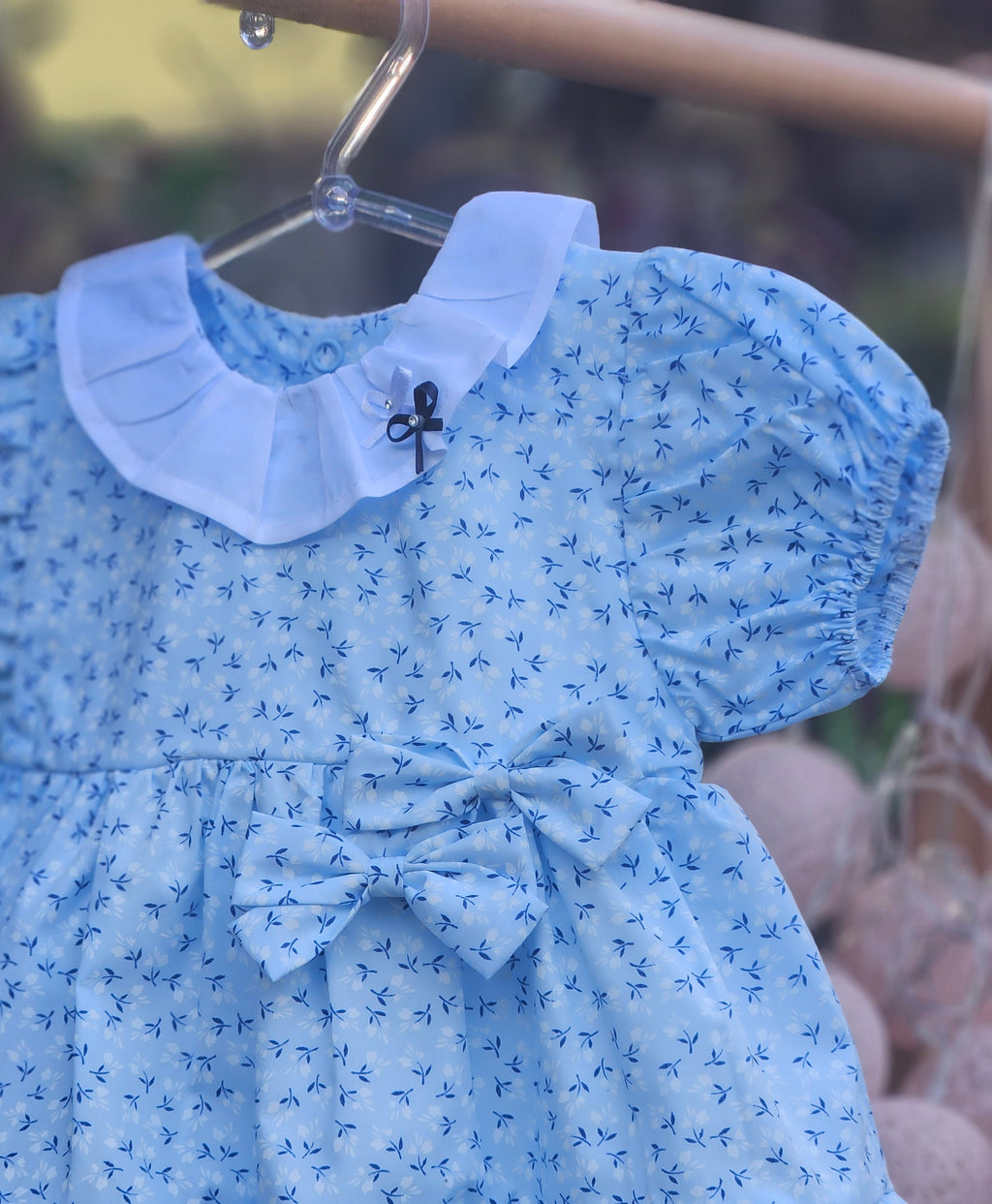 Vestido Floral Azul