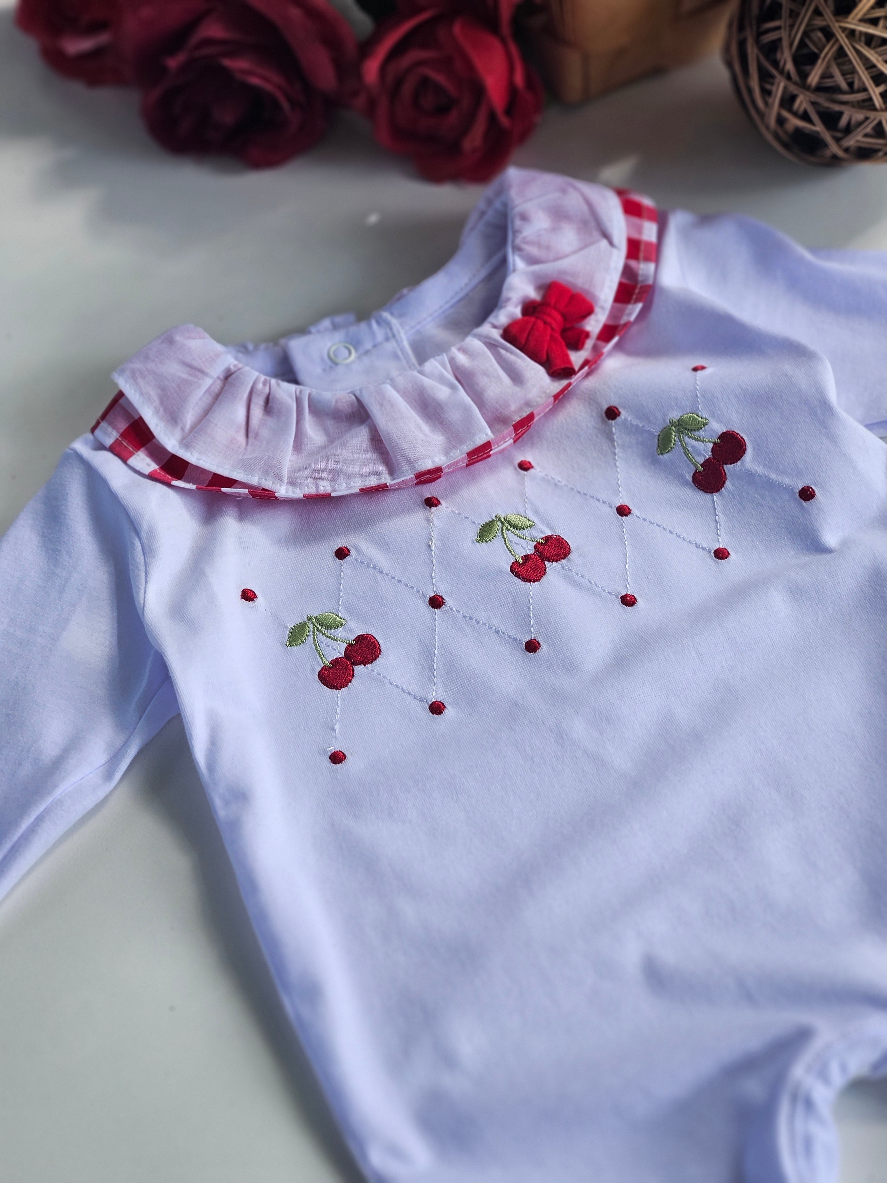 Macacão Longo Cereja