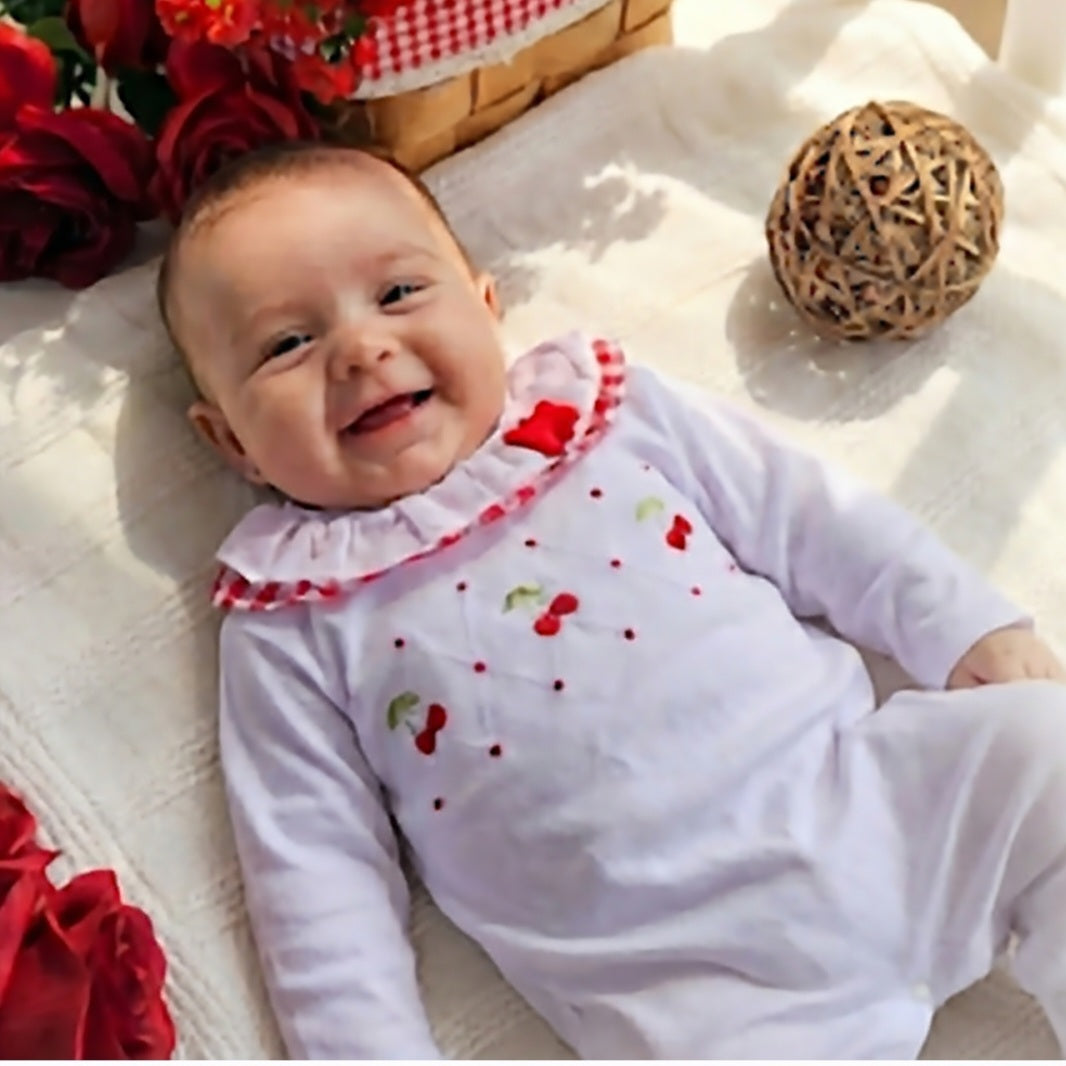 Macacão Longo Cereja