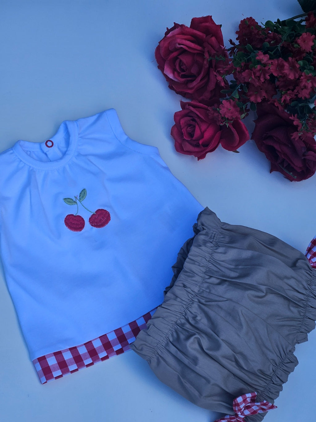 Conjunto Bata Cereja