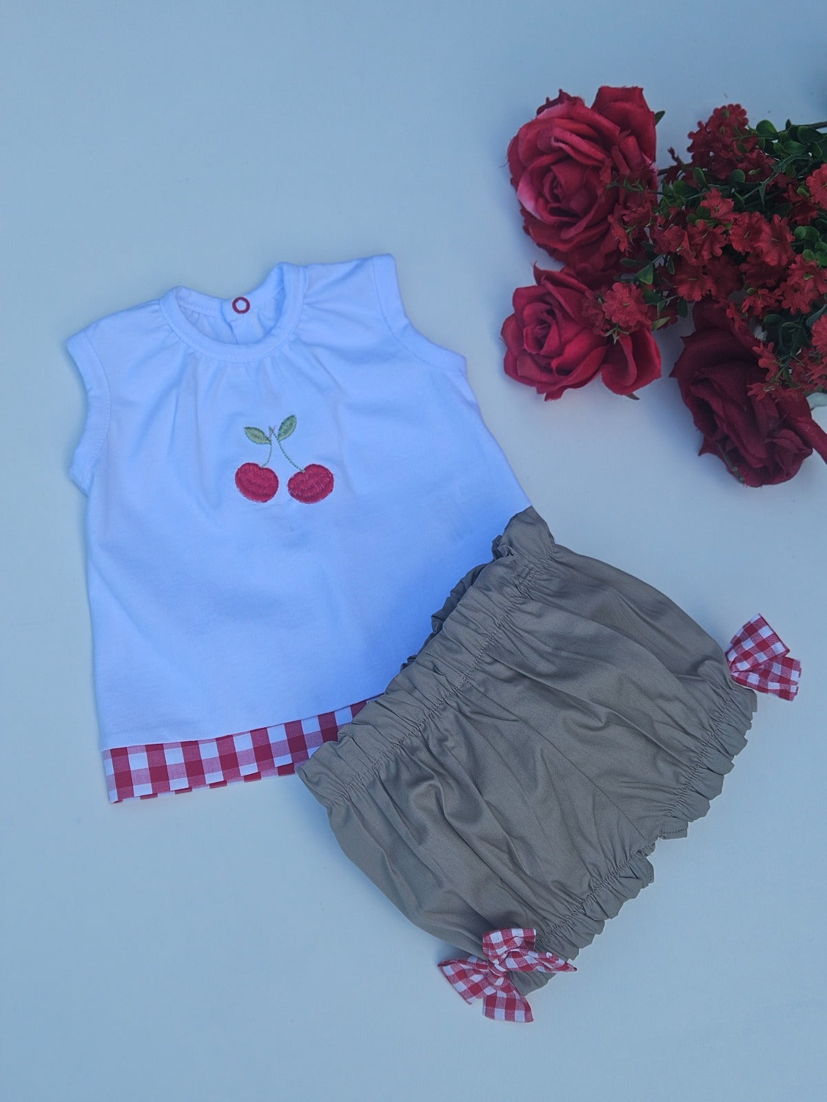 Conjunto Bata Cereja