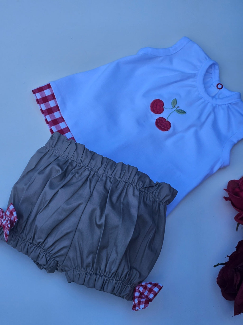 Conjunto Bata Cereja